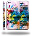 Floral Splash - Decal Style Vinyl Skin (fits Apple Original iPhone 5, NOT the iPhone 5C or 5S)