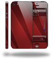 VintageID 25 Red - Decal Style Vinyl Skin (fits Apple Original iPhone 5, NOT the iPhone 5C or 5S)
