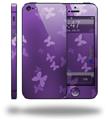 Bokeh Butterflies Purple - Decal Style Vinyl Skin (fits Apple Original iPhone 5, NOT the iPhone 5C or 5S)
