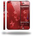 Bokeh Butterflies Red - Decal Style Vinyl Skin (fits Apple Original iPhone 5, NOT the iPhone 5C or 5S)