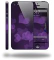 Bokeh Hearts Purple - Decal Style Vinyl Skin (fits Apple Original iPhone 5, NOT the iPhone 5C or 5S)
