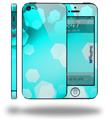 Bokeh Hex Neon Teal - Decal Style Vinyl Skin (fits Apple Original iPhone 5, NOT the iPhone 5C or 5S)