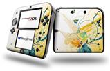 Water Butterflies - Decal Style Vinyl Skin fits Nintendo 2DS - 2DS NOT INCLUDED