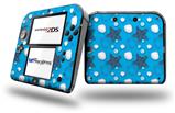 Starfish and Sea Shells Blue Medium - Decal Style Vinyl Skin fits Nintendo 2DS - 2DS NOT INCLUDED