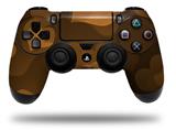 WraptorSkinz Skin compatible with Sony PS4 Dualshock Controller PlayStation 4 Original Slim and Pro Bokeh Hearts Orange (CONTROLLER NOT INCLUDED)