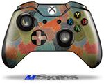 Decal Skin Wrap fits Microsoft XBOX One Wireless Controller Flowers Pattern 03