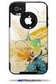 Water Butterflies - Decal Style Vinyl Skin fits Otterbox Commuter iPhone4/4s Case (CASE SOLD SEPARATELY)