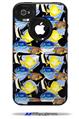 Tropical Fish 01 Black - Decal Style Vinyl Skin fits Otterbox Commuter iPhone4/4s Case (CASE SOLD SEPARATELY)