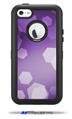 Bokeh Hex Purple - Decal Style Vinyl Skin fits Otterbox Defender iPhone 5C Case (CASE SOLD SEPARATELY)