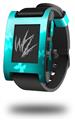 Bokeh Butterflies Neon Teal - Decal Style Skin fits original Pebble Smart Watch (WATCH SOLD SEPARATELY)
