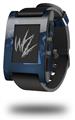 Bokeh Music Blue - Decal Style Skin fits original Pebble Smart Watch (WATCH SOLD SEPARATELY)