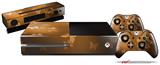 Bokeh Butterflies Orange - Holiday Bundle Decal Style Skin fits XBOX One Console Original, Kinect and 2 Controllers (XBOX SYSTEM NOT INCLUDED)