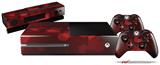 Bokeh Hearts Red - Holiday Bundle Decal Style Skin fits XBOX One Console Original, Kinect and 2 Controllers (XBOX SYSTEM NOT INCLUDED)