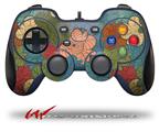 Flowers Pattern 01 - Decal Style Skin fits Logitech F310 Gamepad Controller (CONTROLLER SOLD SEPARATELY)