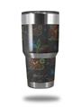 WraptorSkinz Skin Wrap compatible with RTIC 30oz ORIGINAL 2017 AND OLDER Tumblers Flowers Pattern 07 (TUMBLER NOT INCLUDED)