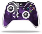 WraptorSkinz Decal Skin Wrap Set works with 2016 and newer XBOX One S / X Controller Bokeh Hearts Purple (CONTROLLER NOT INCLUDED)