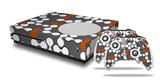 WraptorSkinz Decal Skin Wrap Set works with 2016 and newer XBOX One S Console and 2 Controllers Locknodes 04 Burnt Orange