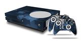WraptorSkinz Decal Skin Wrap Set works with 2016 and newer XBOX One S Console and 2 Controllers Bokeh Hearts Blue