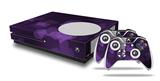 WraptorSkinz Decal Skin Wrap Set works with 2016 and newer XBOX One S Console and 2 Controllers Bokeh Hearts Purple