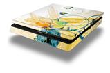 Vinyl Decal Skin Wrap compatible with Sony PlayStation 4 Slim Console Water Butterflies (PS4 NOT INCLUDED)