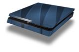 Vinyl Decal Skin Wrap compatible with Sony PlayStation 4 Slim Console VintageID 25 Blue (PS4 NOT INCLUDED)