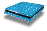 Vinyl Decal Skin Wrap compatible with Sony PlayStation 4 Slim Console Seahorses and Shells Blue Medium (PS4 NOT INCLUDED)