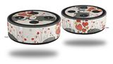 Skin Wrap Decal Set 2 Pack for Amazon Echo Dot 2 - Elephant Love (2nd Generation ONLY - Echo NOT INCLUDED)