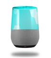 Decal Style Skin Wrap for Google Home Original - Bokeh Hex Neon Teal (GOOGLE HOME NOT INCLUDED)