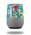 Decal Style Skin Wrap for Google Home Original - Beach Flowers Blue Medium (GOOGLE HOME NOT INCLUDED)