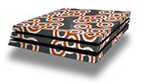 Vinyl Decal Skin Wrap compatible with Sony PlayStation 4 Pro Console Locknodes 02 Burnt Orange (PS4 NOT INCLUDED)