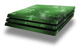Vinyl Decal Skin Wrap compatible with Sony PlayStation 4 Pro Console Bokeh Butterflies Green (PS4 NOT INCLUDED)