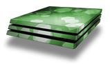Vinyl Decal Skin Wrap compatible with Sony PlayStation 4 Pro Console Bokeh Hex Green (PS4 NOT INCLUDED)