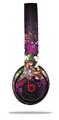 WraptorSkinz Skin Decal Wrap compatible with Beats Solo 2 and Solo 3 Wireless Headphones Grungy Flower Bouquet (HEADPHONES NOT INCLUDED)