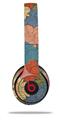 WraptorSkinz Skin Decal Wrap compatible with Beats Solo 2 and Solo 3 Wireless Headphones Flowers Pattern 01 (HEADPHONES NOT INCLUDED)