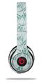 WraptorSkinz Skin Decal Wrap compatible with Beats Solo 2 and Solo 3 Wireless Headphones Flowers Pattern 09 (HEADPHONES NOT INCLUDED)