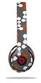 WraptorSkinz Skin Decal Wrap compatible with Beats Solo 2 and Solo 3 Wireless Headphones Locknodes 04 Burnt Orange (HEADPHONES NOT INCLUDED)