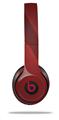 WraptorSkinz Skin Decal Wrap compatible with Beats Solo 2 and Solo 3 Wireless Headphones VintageID 25 Red (HEADPHONES NOT INCLUDED)