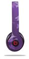 WraptorSkinz Skin Decal Wrap compatible with Beats Solo 2 and Solo 3 Wireless Headphones Bokeh Butterflies Purple (HEADPHONES NOT INCLUDED)