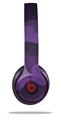 WraptorSkinz Skin Decal Wrap compatible with Beats Solo 2 and Solo 3 Wireless Headphones Bokeh Hearts Purple (HEADPHONES NOT INCLUDED)