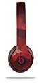WraptorSkinz Skin Decal Wrap compatible with Beats Solo 2 and Solo 3 Wireless Headphones Bokeh Hearts Red (HEADPHONES NOT INCLUDED)