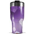 Skin Wrap Decal for 2017 RTIC Tumblers 40oz Bokeh Hex Purple (TUMBLER NOT INCLUDED)