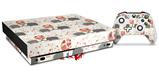 Skin Wrap for XBOX One X Console and Controller Elephant Love