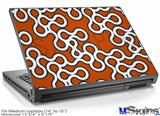 Laptop Skin (Medium) - Locknodes 03 Burnt Orange