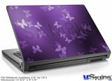 Laptop Skin (Medium) - Bokeh Butterflies Purple