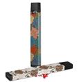 Skin Decal Wrap 2 Pack for Juul Vapes Flowers Pattern 01 JUUL NOT INCLUDED