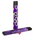 Skin Decal Wrap 2 Pack for Juul Vapes Locknodes 03 Purple JUUL NOT INCLUDED