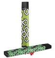 Skin Decal Wrap 2 Pack for Juul Vapes Locknodes 03 Sage Green JUUL NOT INCLUDED