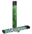Skin Decal Wrap 2 Pack for Juul Vapes Bokeh Butterflies Green JUUL NOT INCLUDED