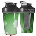 Decal Style Skin Wrap works with Blender Bottle 20oz Bokeh Hex Green (BOTTLE NOT INCLUDED)