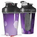 Decal Style Skin Wrap works with Blender Bottle 20oz Bokeh Hex Purple (BOTTLE NOT INCLUDED)